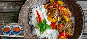 Chinese sweet-sour at Energy & Health in Pfungstadt