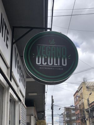   at Vegano Oculto in Bogota