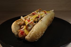 NOTDOG 
Carta Disponible de 3 a 6pm at Vegano Oculto in Bogota