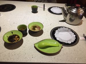 Clean restaurant with very nice staff  at Yī Yè Yī Shìjiè - Vegan Hotpot in Shanghai