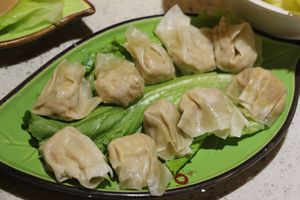 Dumpling at Yī Yè Yī Shìjiè - Vegan Hotpot in Shanghai