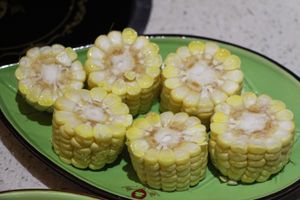 Corn at Yī Yè Yī Shìjiè - Vegan Hotpot in Shanghai