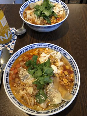 Scharfe Udon Suppe  at Cai Kitchen in Hamburg