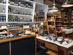 Products  at LUSH in Maribor