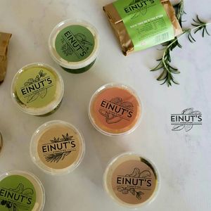 Almond Cheese at Makolet Teva in Tel Aviv