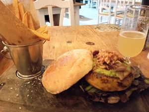 Only vegan option on the menu. Clearly stated at Mi Piace in Lanzarote