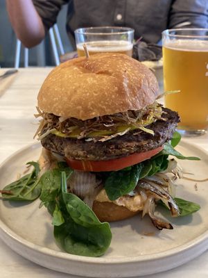 The V Burger. at Comoba in Lisbon