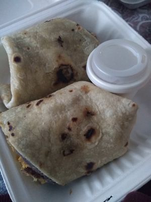 Vegan burrito at Comoba in Lisbon