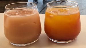 Juices at Comoba in Lisbon