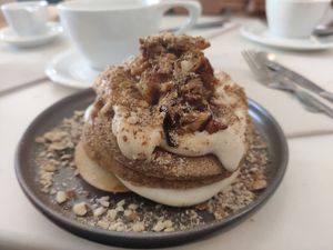 Chai pancakes at Comoba in Lisbon