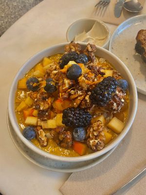 Pumpkin porridge   at Comoba in Lisbon