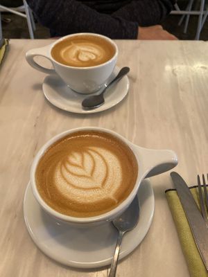 Café Latte at Comoba in Lisbon