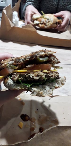 Bbq burger #Veganuary at Meat & Fit - Slow Food in Plock