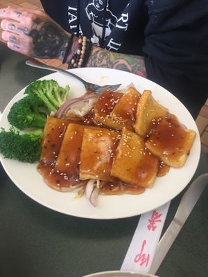 Tofu teriyaki  at Pinellia in South Bend