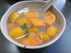 Pumpkin soup  at Pinellia in South Bend