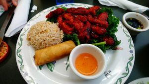 Vegan BBQ lunch size at Pinellia in South Bend