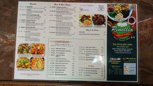 Menu 2/2 at Pinellia in South Bend