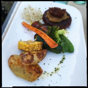 Burger adventure. Mmm…  at Sa Garrofa in Begur