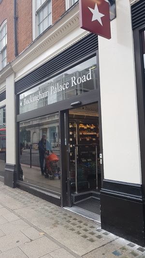 Outside at Pret A Manger - Buckingham Palace in South West London