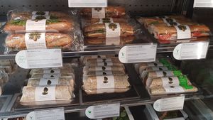 Vegan things at Pret A Manger - Buckingham Palace in South West London