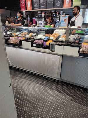 Interior at Pret A Manger - Victoria Station in South West London