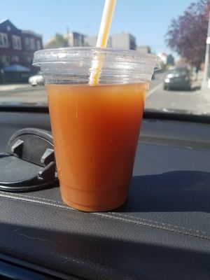 Tamarind juice at Next Stop Vegan - Washington Heights in New York City