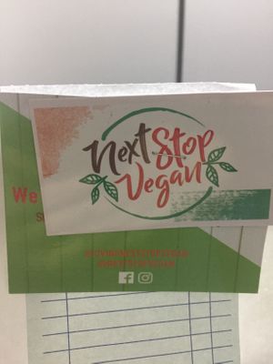 Surreal moment of arrival at Next Stop Vegan - Washington Heights in New York City