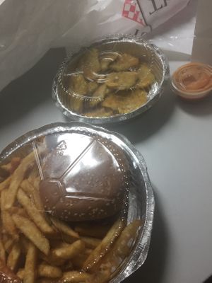 Day 2 of delivery: Pulled Pork sandwich and Tostones!!! at Next Stop Vegan - Washington Heights in New York City