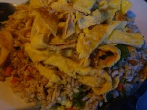fried rice Japanese style at Home Again in Kalaw