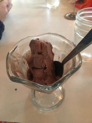 Vegan coconut ice cream, 2 oz.  at Manzanita Market in Taos