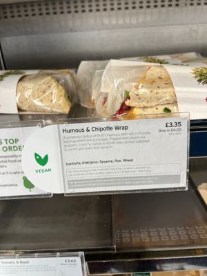 My favourite Chipotle wrap w/ avocado at Pret A Manger - Great Marlborough St in London