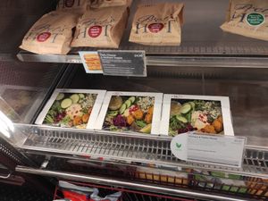 Vegan salads at Pret A Manger - Great Marlborough St in London