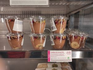 Vegan desert at Pret A Manger - Great Marlborough St in London