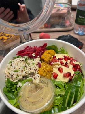  Egan falafel salad bowl at Pret A Manger - Great Marlborough St in London