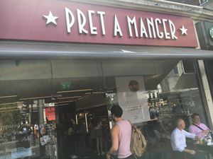 Front at Pret A Manger - South Kensington Tube in South West London