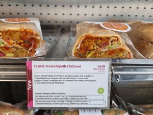 Flatbread at Pret A Manger - South Kensington Tube in South West London