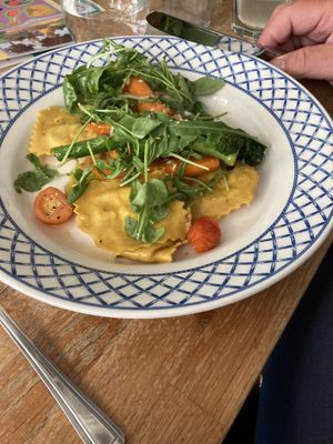 Butternut Squash Ravioli   at Hall and Woodhouse in Portishead