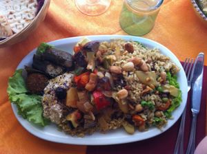 Vegan 'menu' at Frary's in Venice