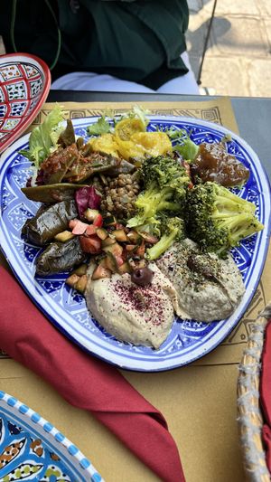Vegan platter  at Frary's in Venice