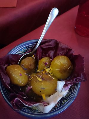 Caramelized onions at Frary's in Venice