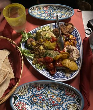 Vegan platter  at Frary's in Venice