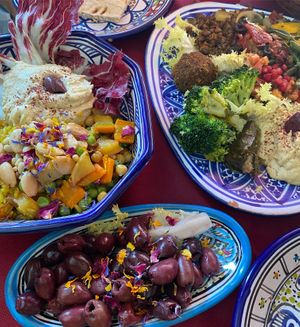 Mezze platter  at Frary's in Venice