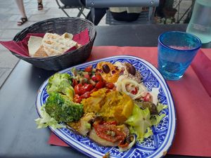 Mixed Vegetable Plate at Frary's in Venice