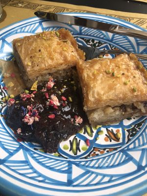 Vegan baklava!  at Frary's in Venice