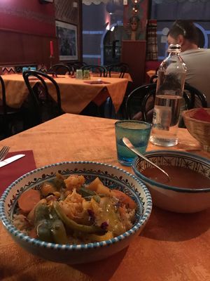 Very friendly service and great Mediterranean food.  at Frary's in Venice