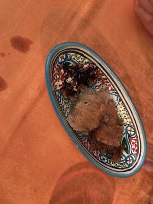 Half eaten - 1 (of 2) baklava and 1 (of 2) kadaifi. Incredible! at Frary's in Venice