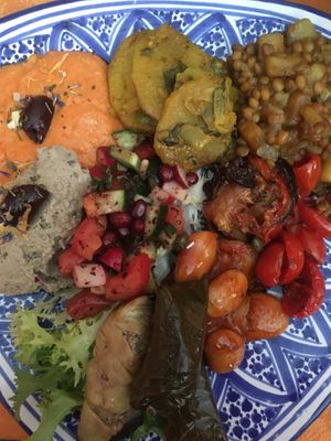 Vegan mezze  at Frary's in Venice