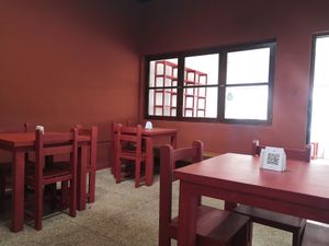 The restaurant at Namaste Coffee in Lima