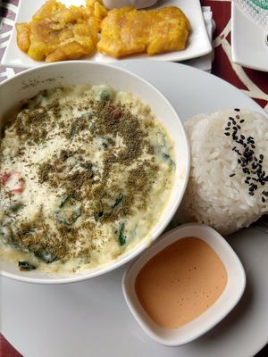 Meal of the day at Namaste Coffee in Lima