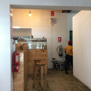 inside at Namaste Coffee in Lima